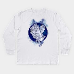 Porcelain Fish Kids Long Sleeve T-Shirt